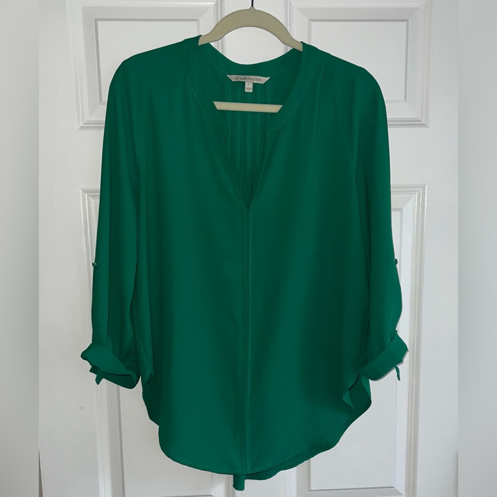 41 Hawthorn Katie Split Neck Blouse L